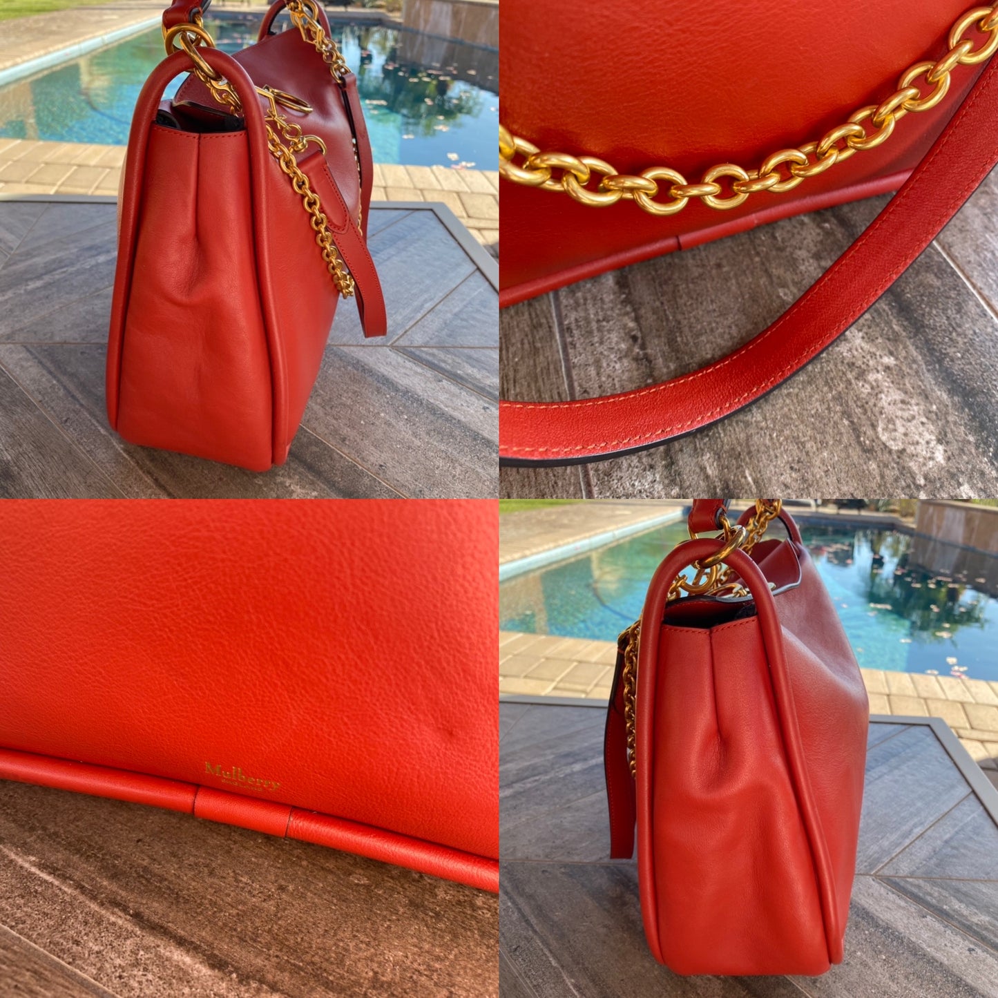 Mulberry Leighton Leather Hobo Shoulder Bag