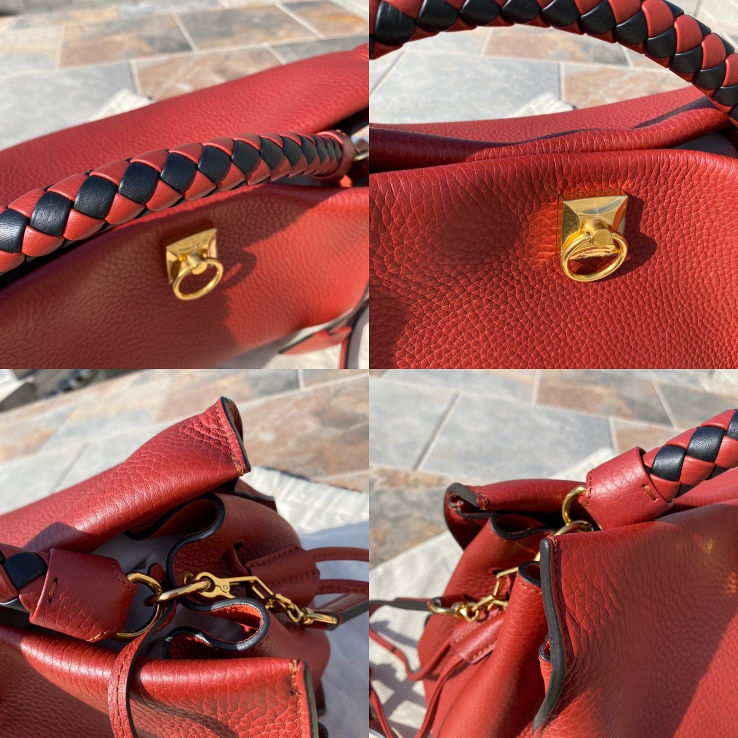 Mulberry Iris Large Leather Shoulder Bag