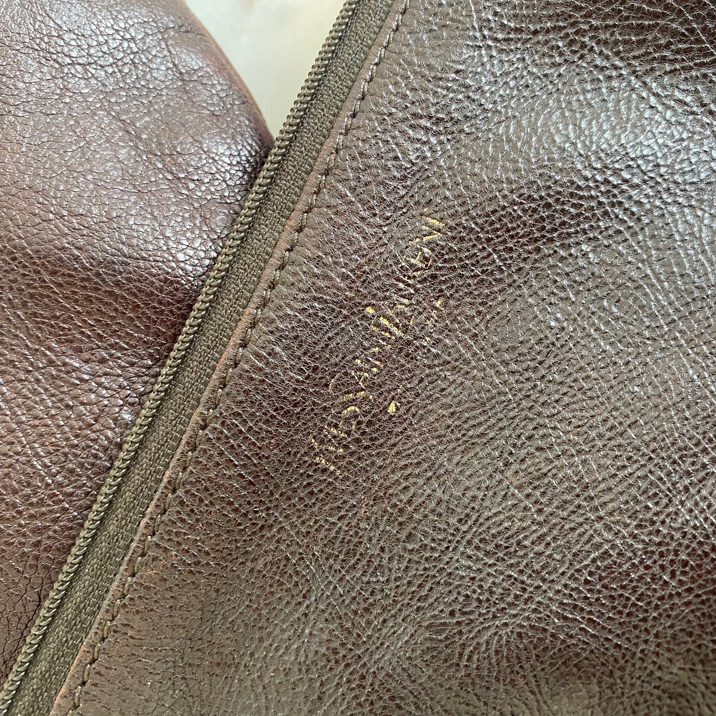 Yves Saint Laurent Vincennes Mombasa Leather Shoulder Bag