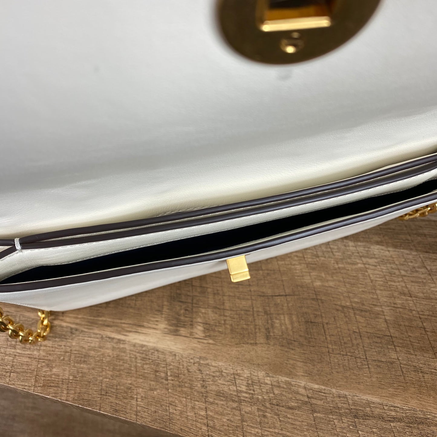 Tory Burch Kira Whipstitch Clutch Shoulder Bag