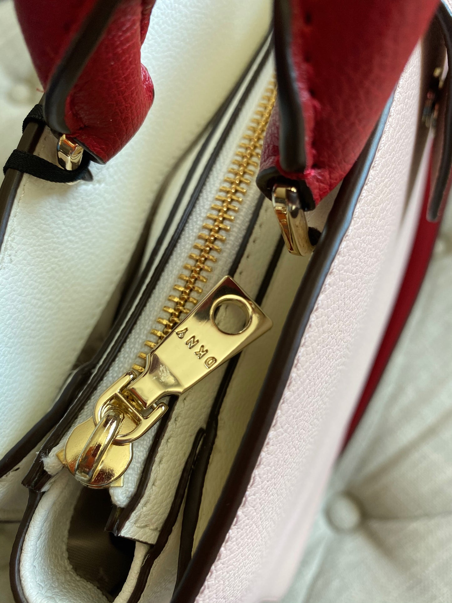 DKNY Clara Leather Satchel Crossbody Bag