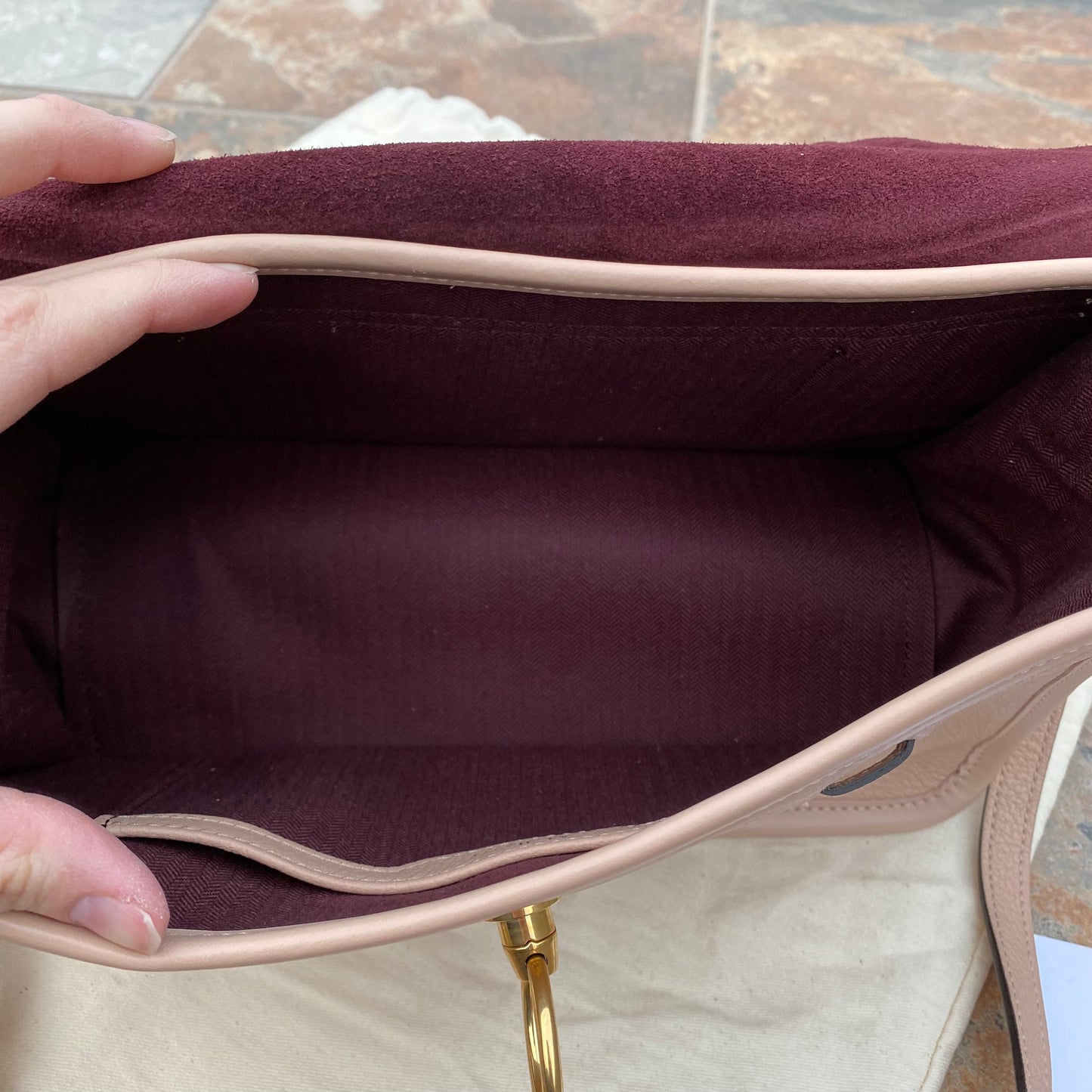 Mulberry Gracy Rosewater Leather Satchel Bag