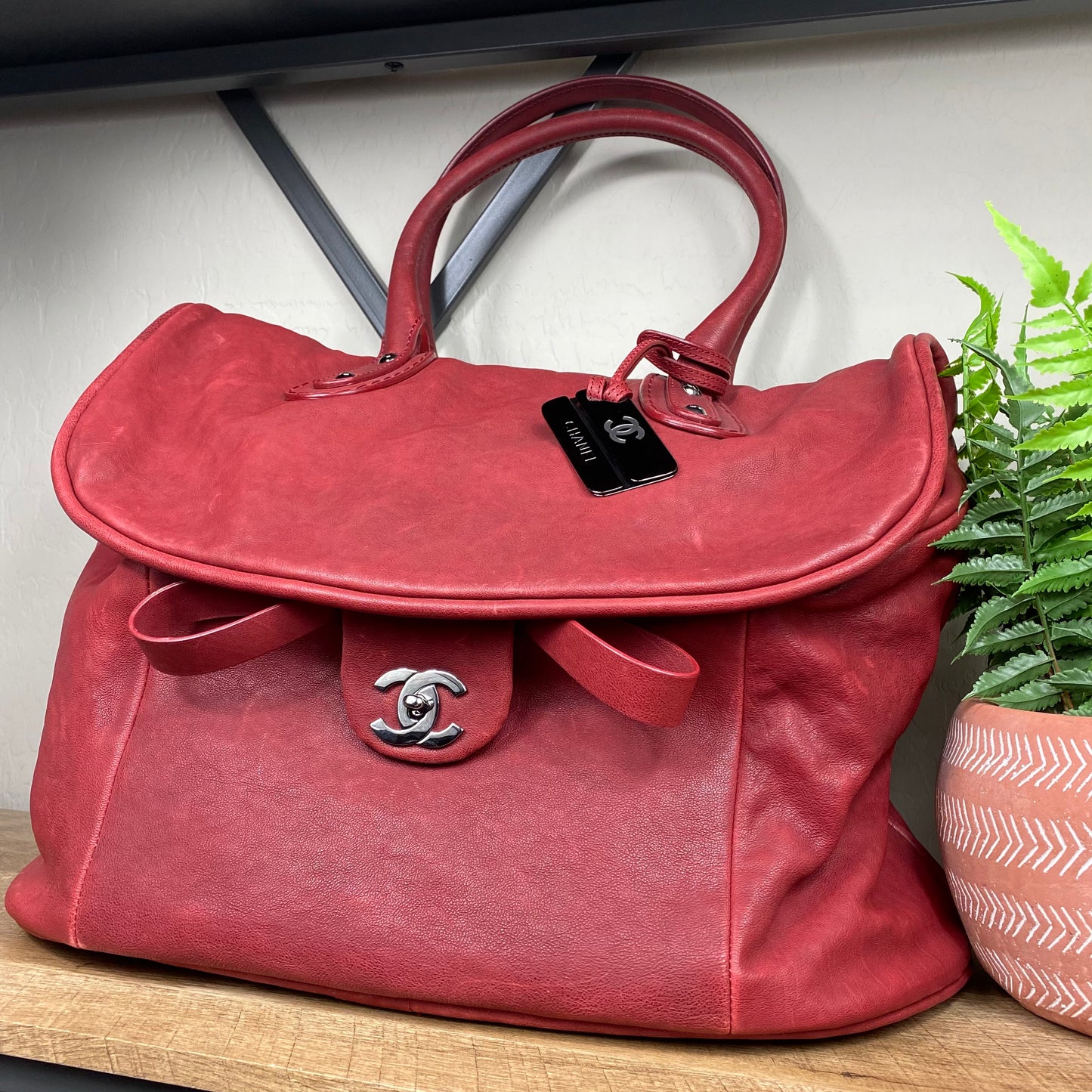 Chanel Large Leather CC Travel Bag