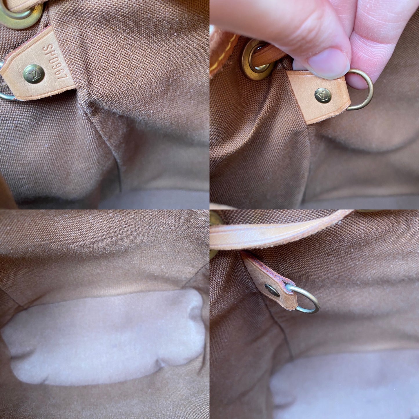 Louis Vuitton Vintage Montsouris Mini PM Backpack