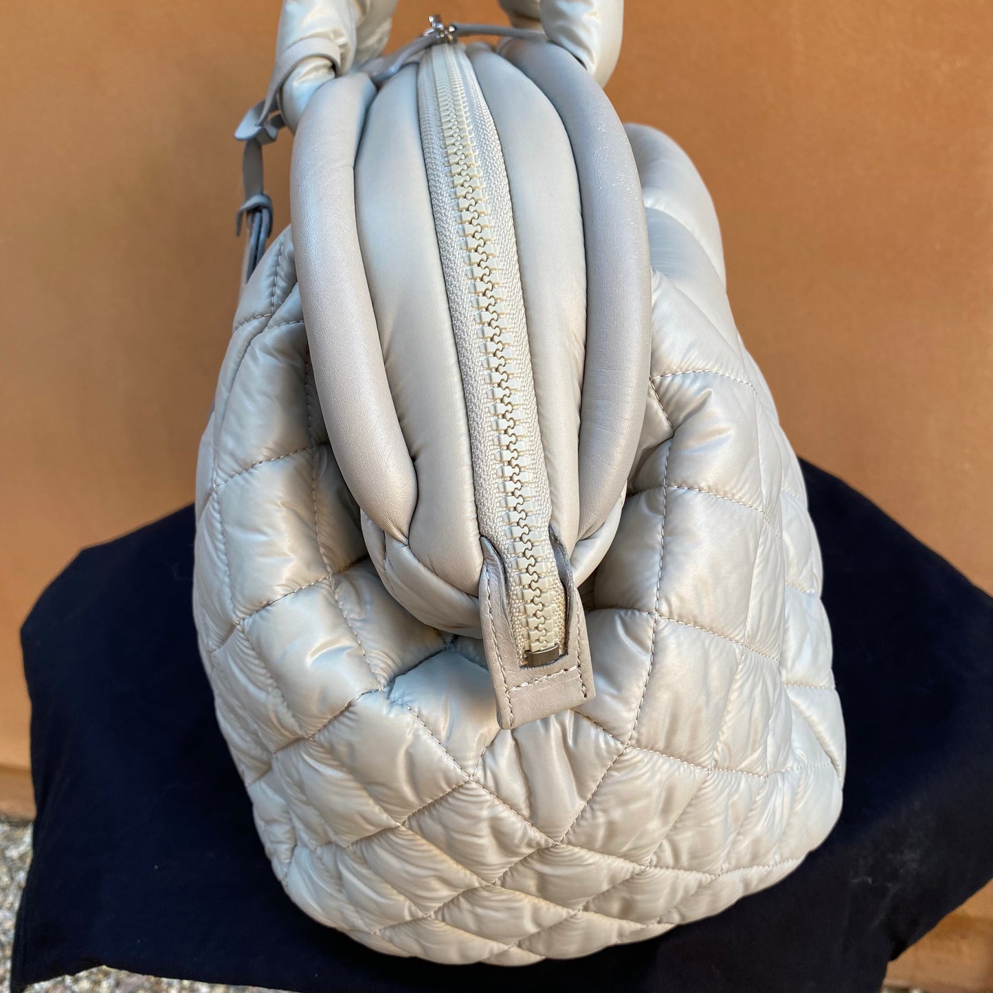 Chanel Nylon Quilted Coco Cocoon Bowler