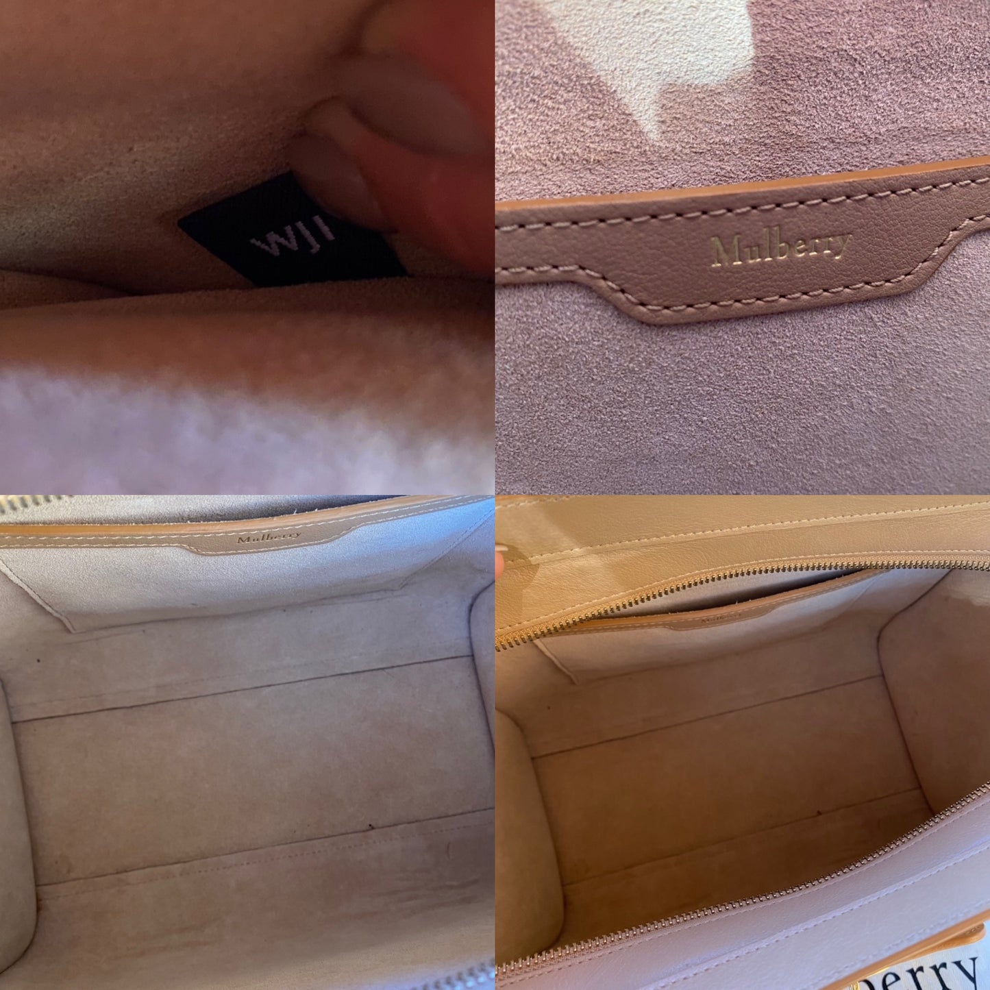 Mulberry Small Zipped Bayswater Silky Leather Tote