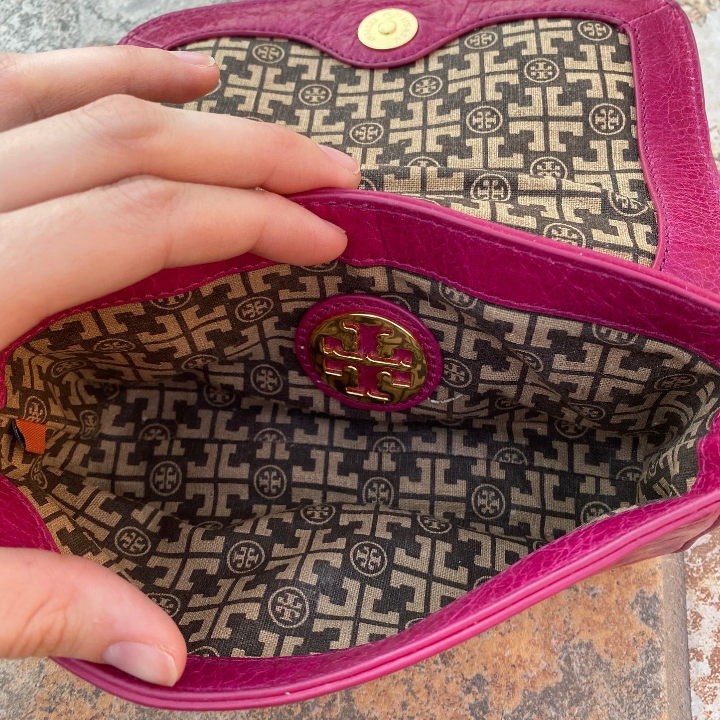 Tory Burch Smooth Leather Small Crossbody Bag