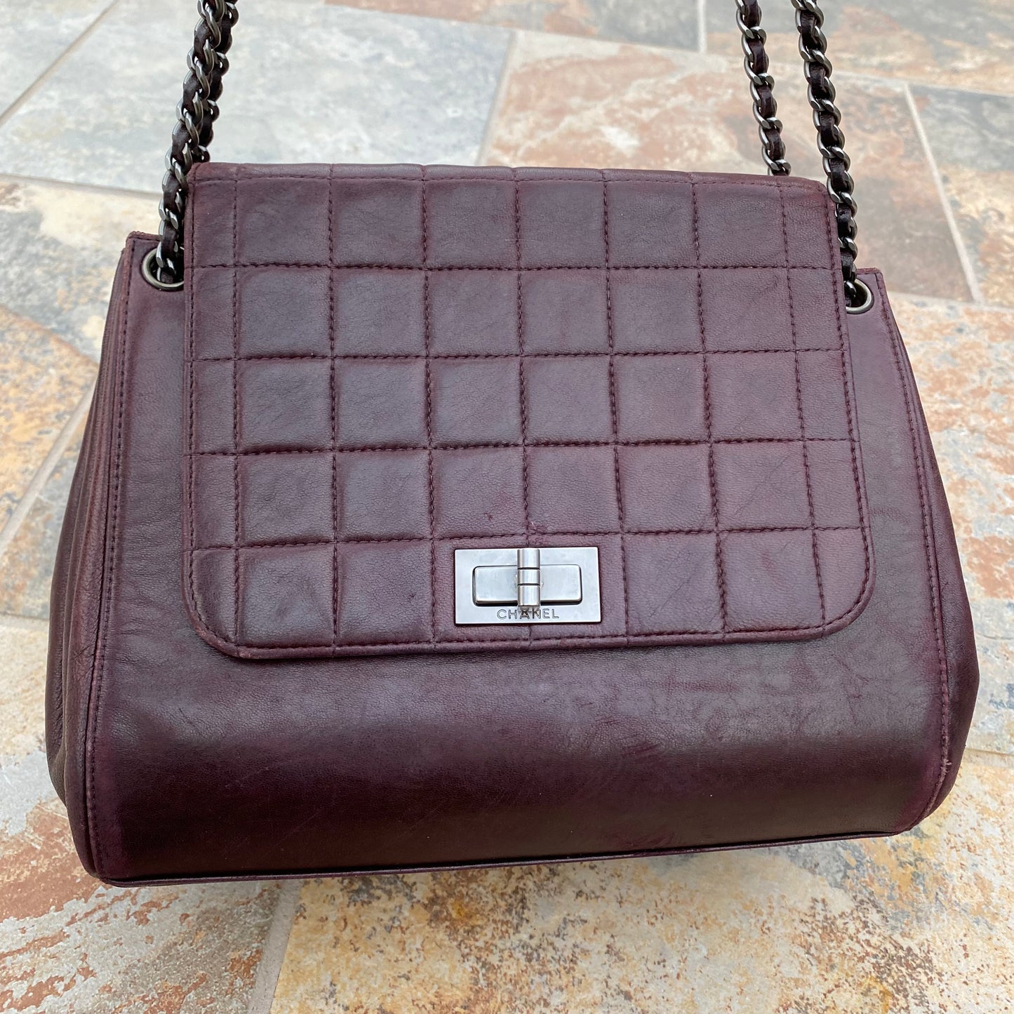 Chanel Vintage Square Quilt Reissue Accordion Flap Bag