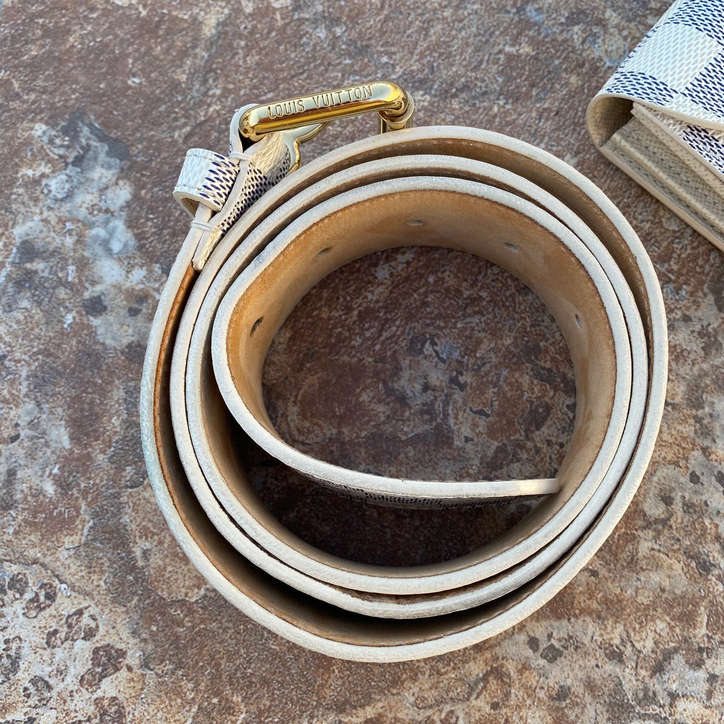 Louis Vuitton Damier Azur Ceinture Pochette Belt Bag