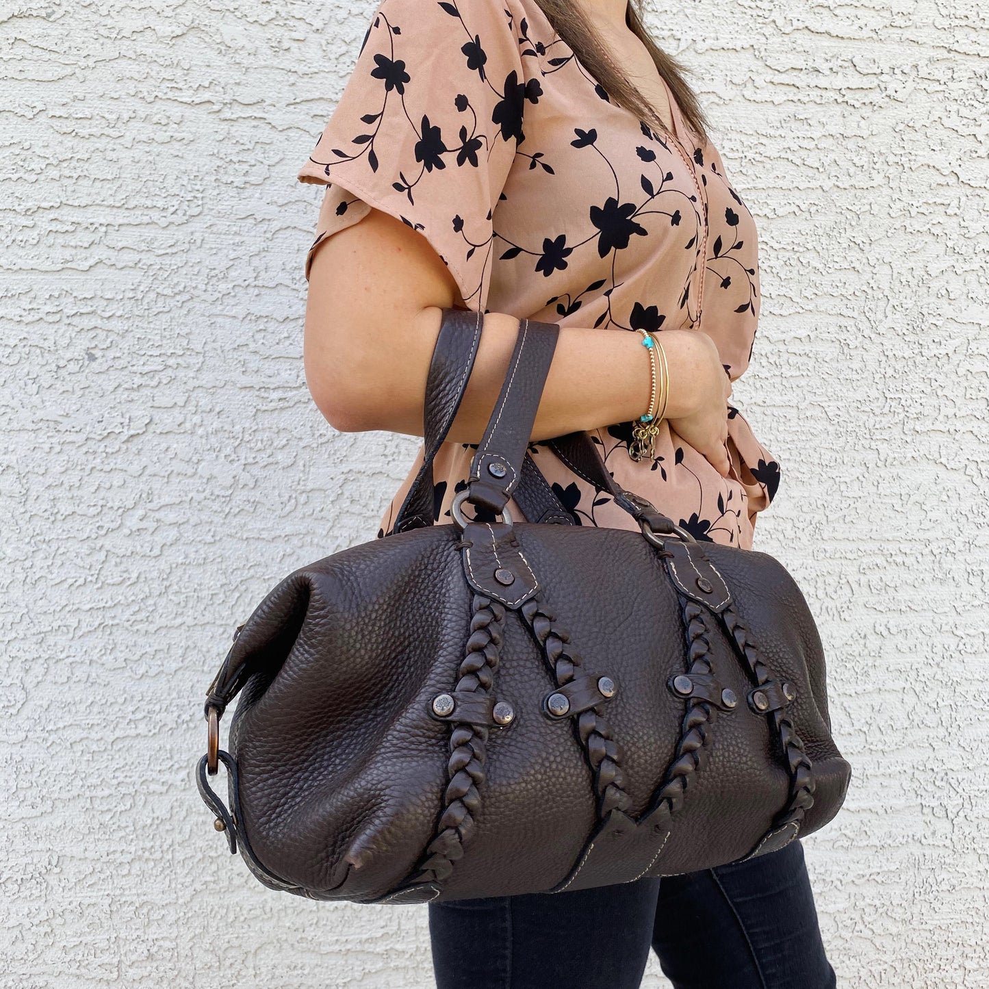 Mulberry Small Braided Leather Satchel