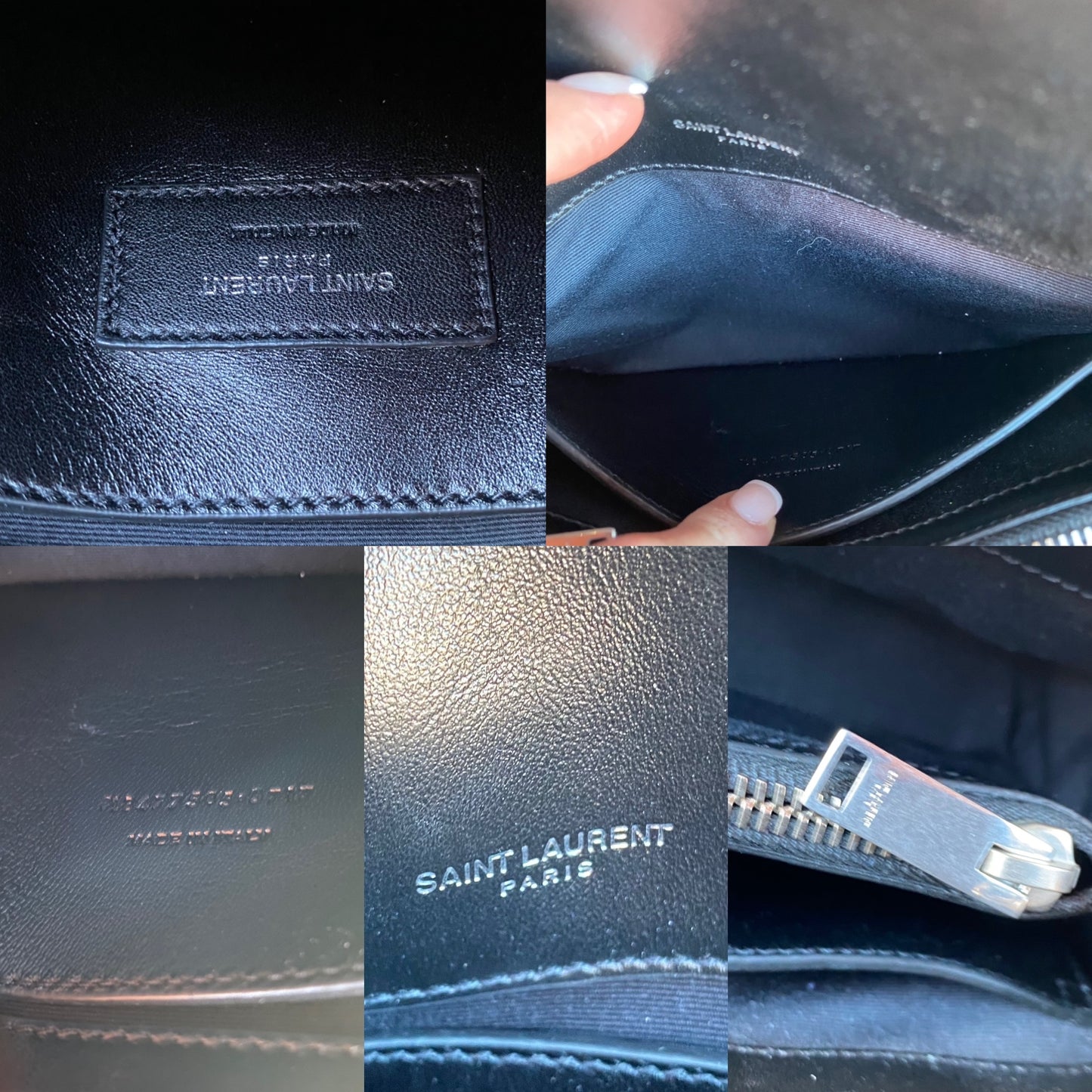 Saint Laurent Velvet West Hollywood Shoulder Bag