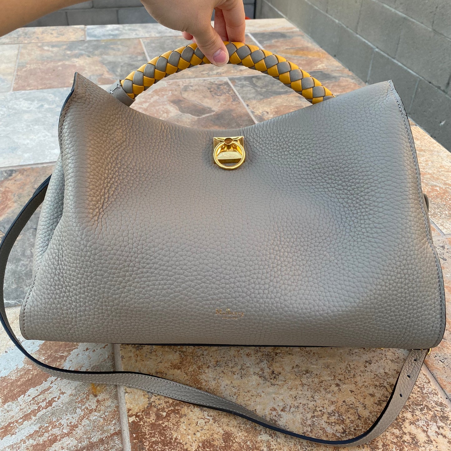 Mulberry Iris Large Leather Shoulder Bag