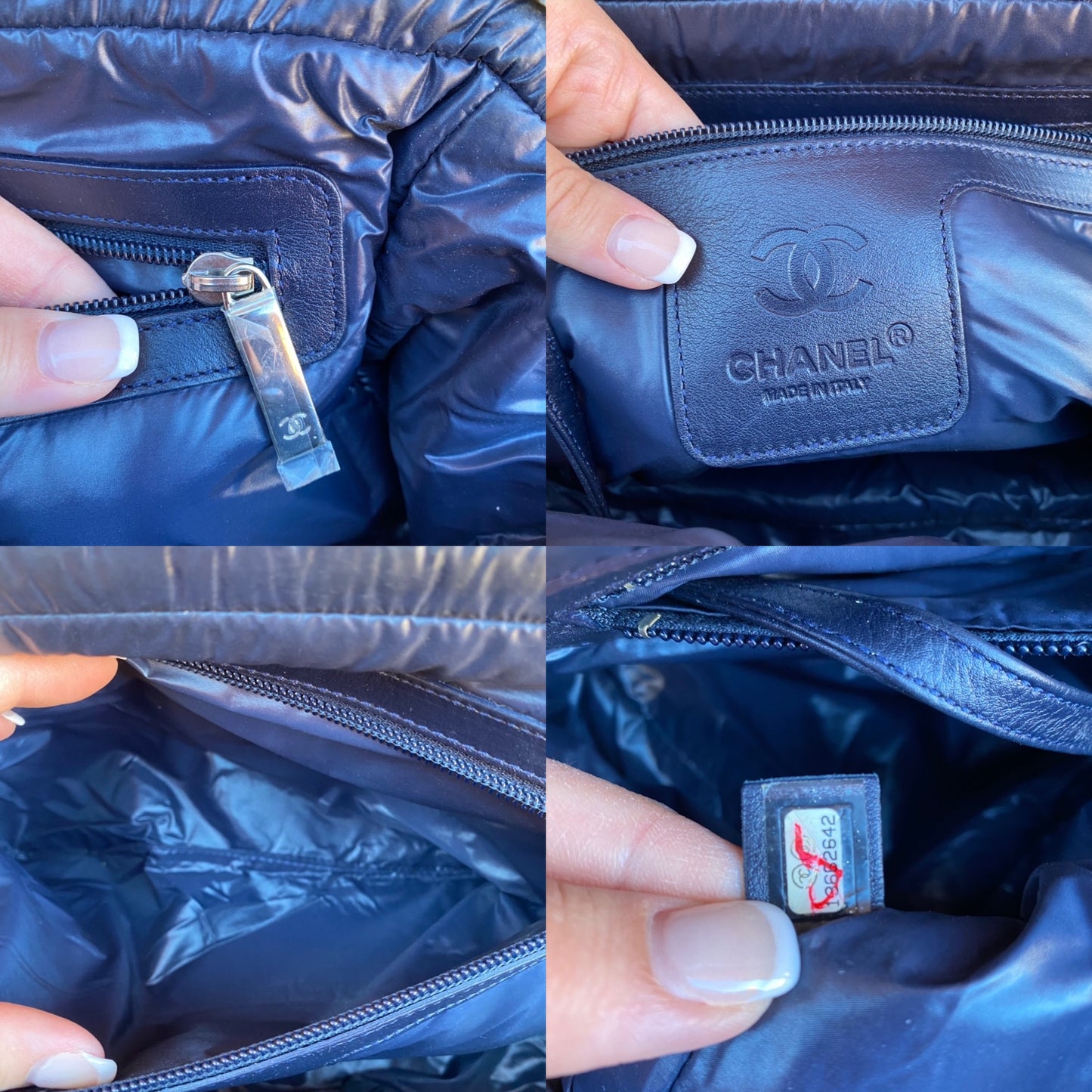 Chanel Nylon Quilted Coco Cocoon Bowler