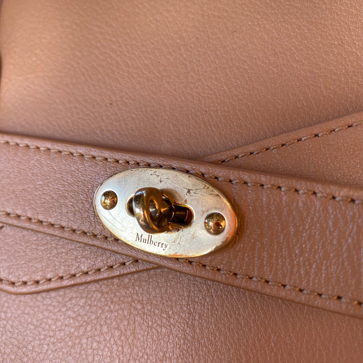 Mulberry Small Zipped Bayswater Silky Leather Tote