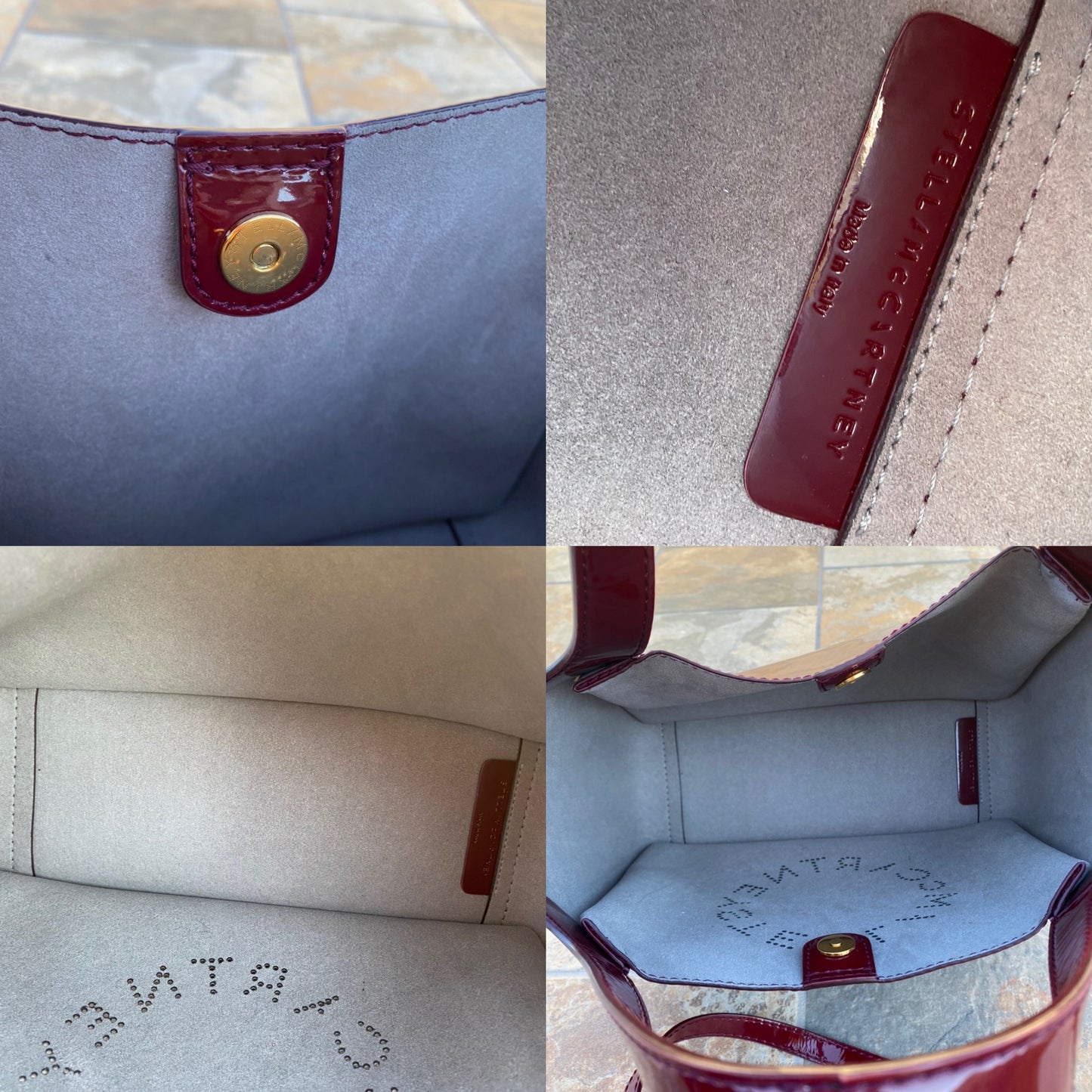 Stella McCartney Stella Vegetarian Patent Leather Tote