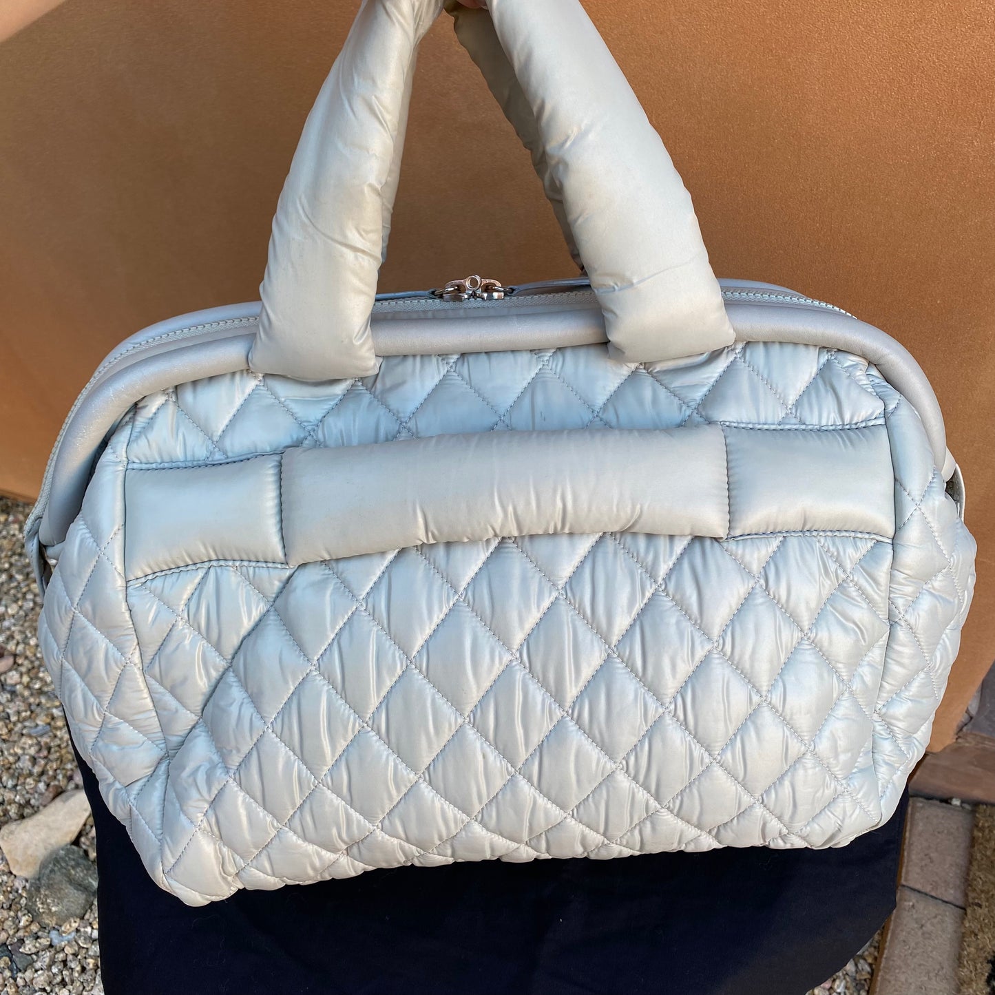 Chanel Nylon Quilted Coco Cocoon Bowler