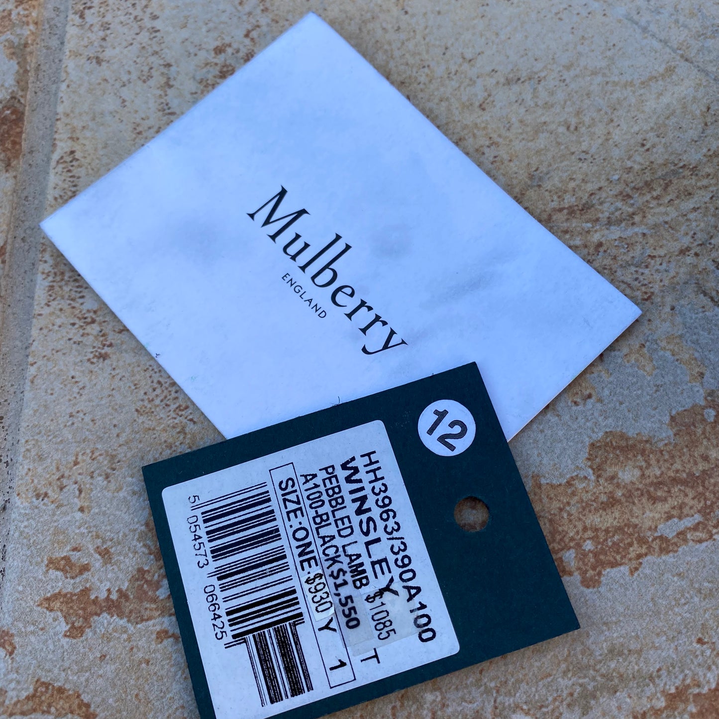 Mulberry Winsley Pebbled Lambskin Leather Shoulder Bag