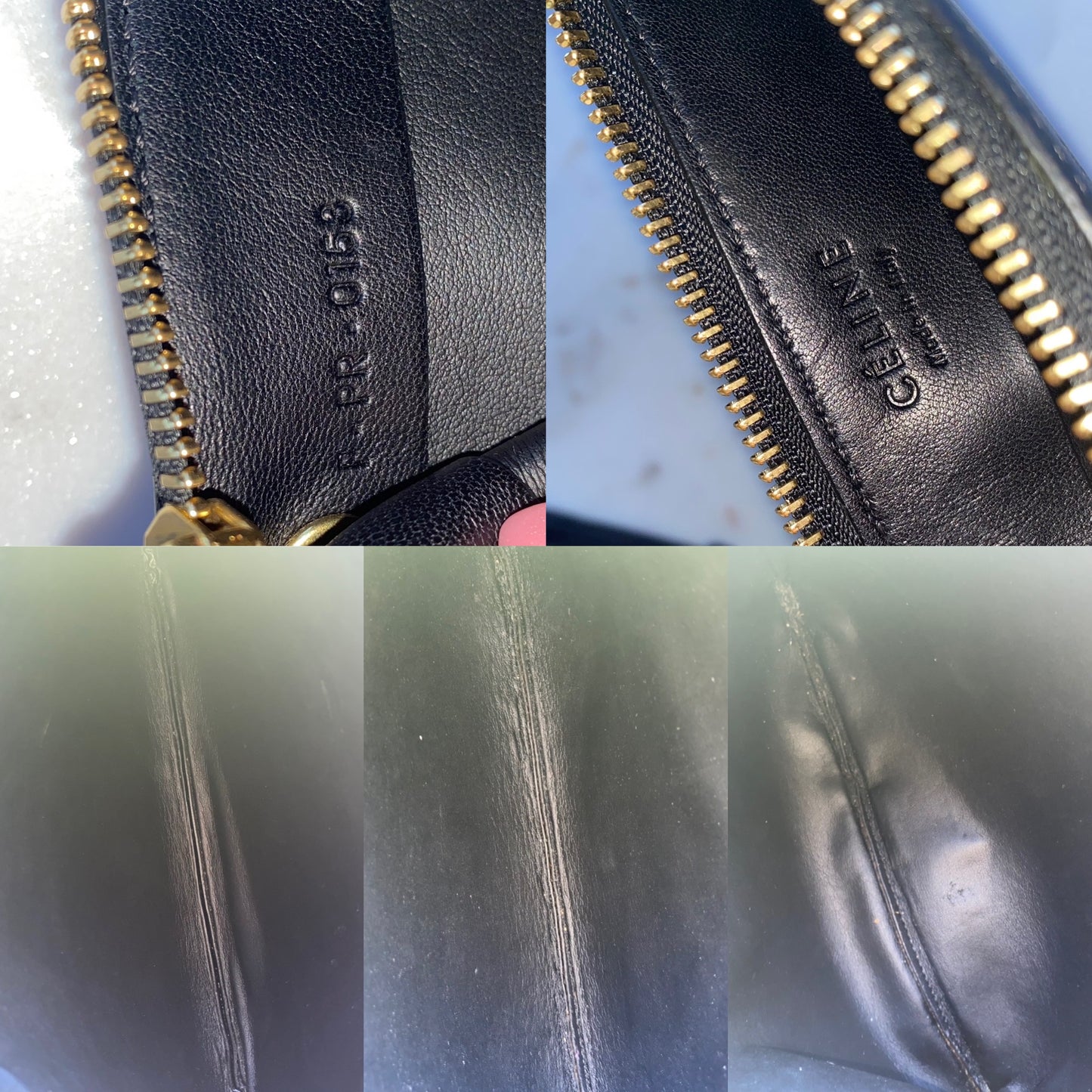 Celine Python Large Trio Bag