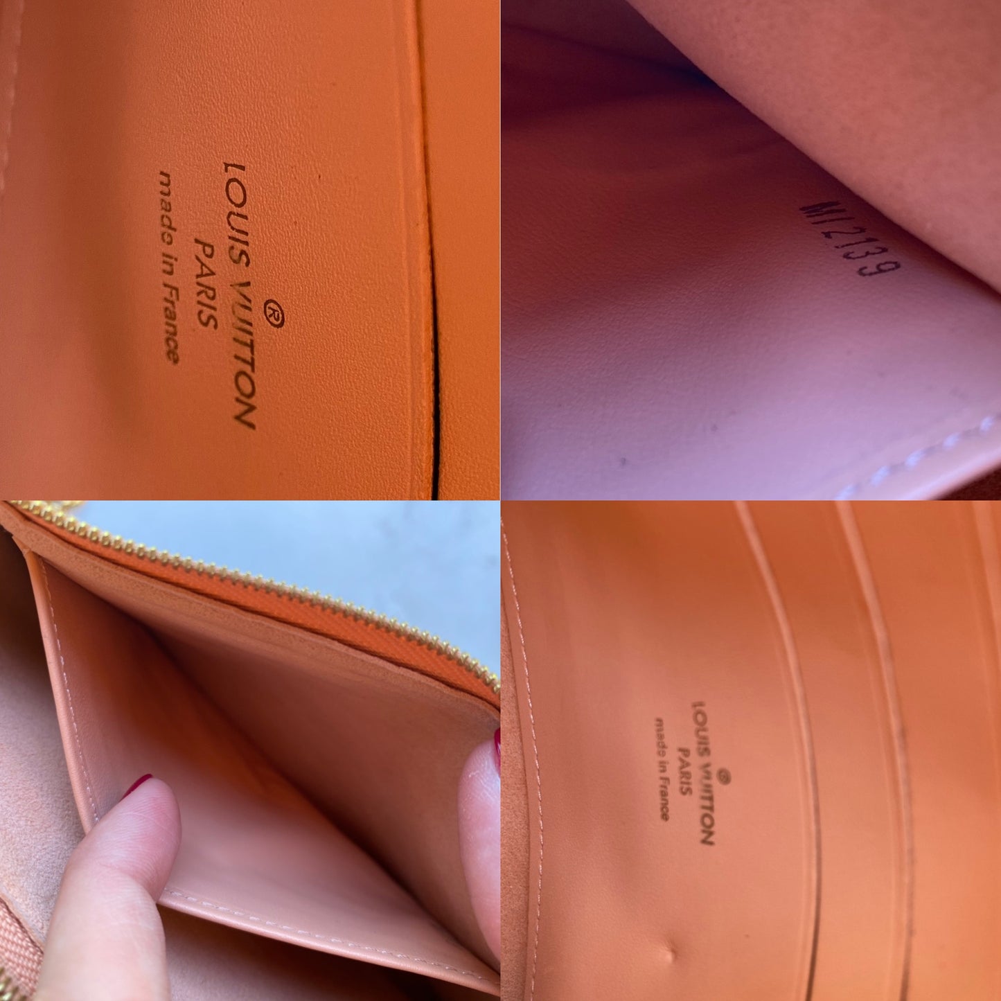 Louis Vuitton Damier Ebene Double Zip Pochette