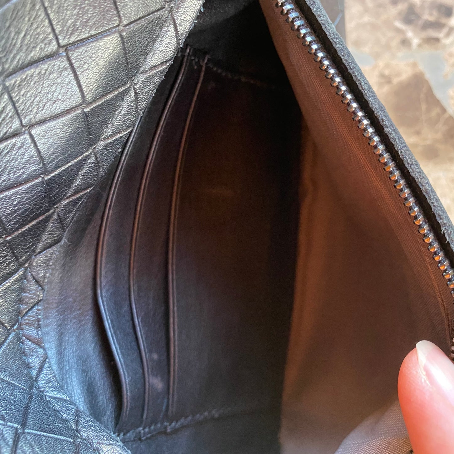 Bottega Veneta Intreccio Woven Leather Crossbody