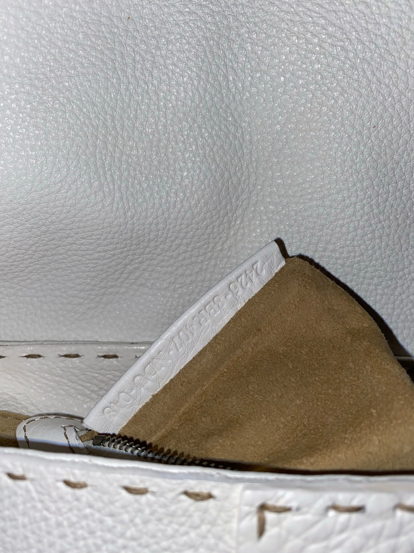 Fendi Selleria Leather Baguette Flap Bag