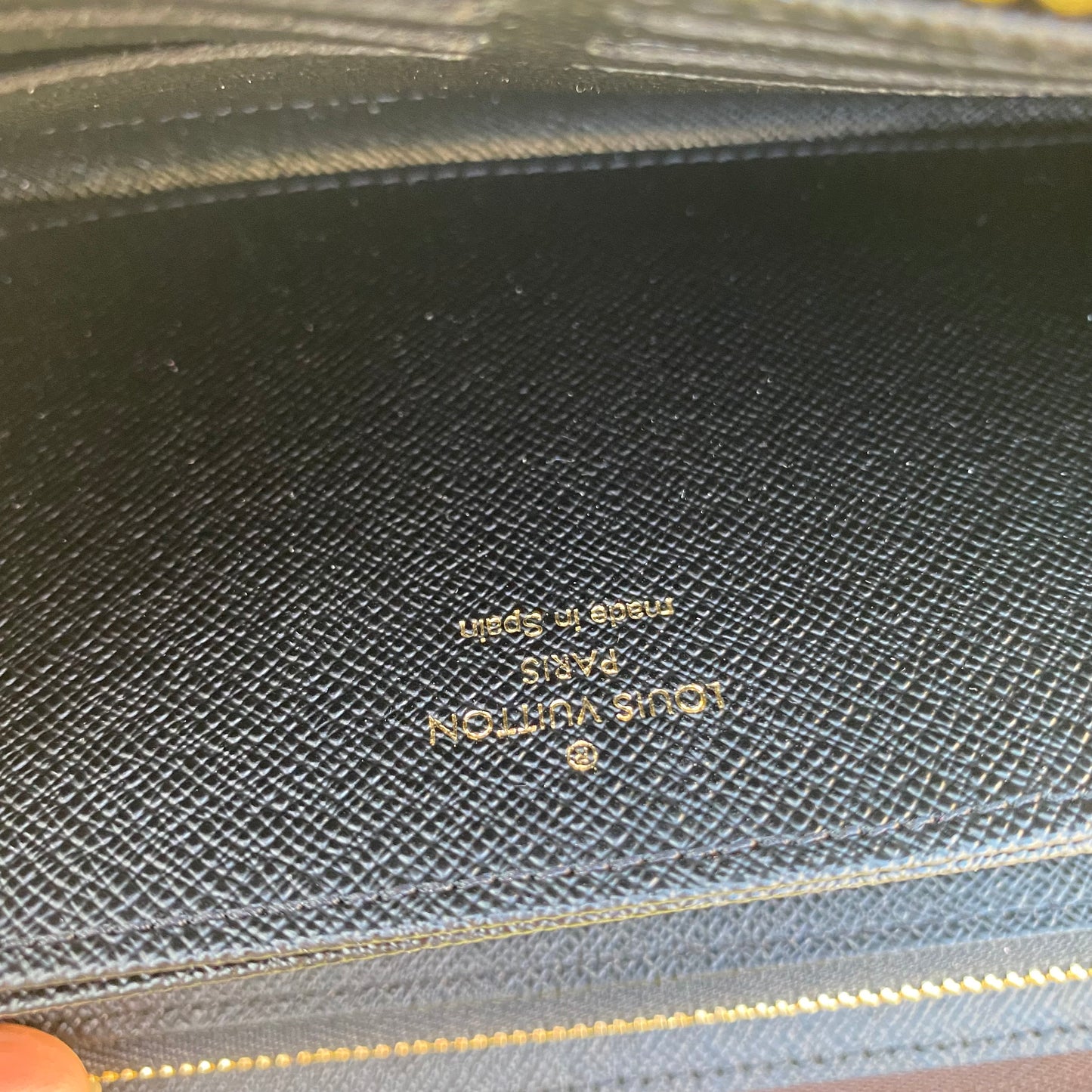 Louis Vuitton Long Zippy Reverse Monogram Wallet