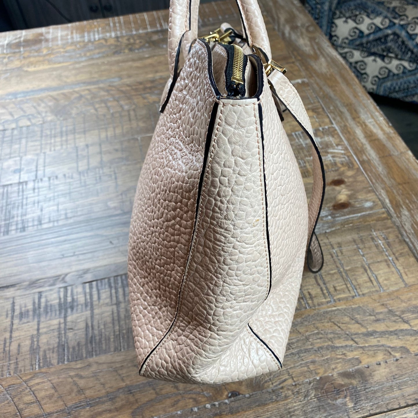 Burberry Dewsbury Grained Leather Tote