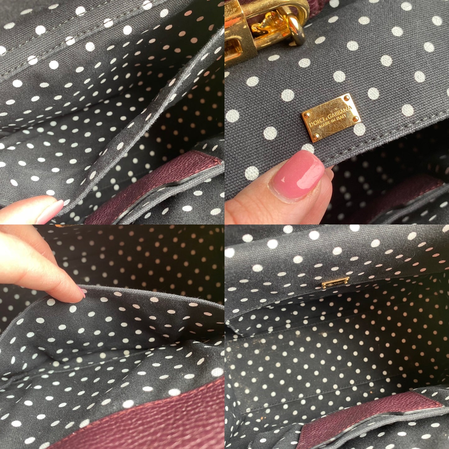 Dolce & Gabbana Flower Lock Lady Leather Bag