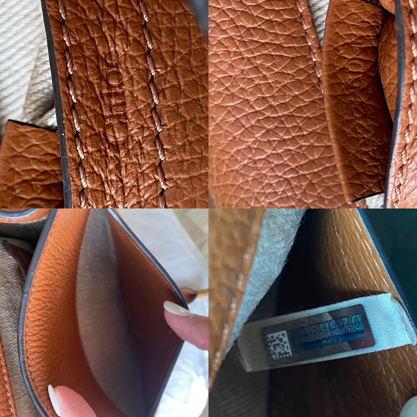 Chloé Marcie Small Leather Saddle Bag