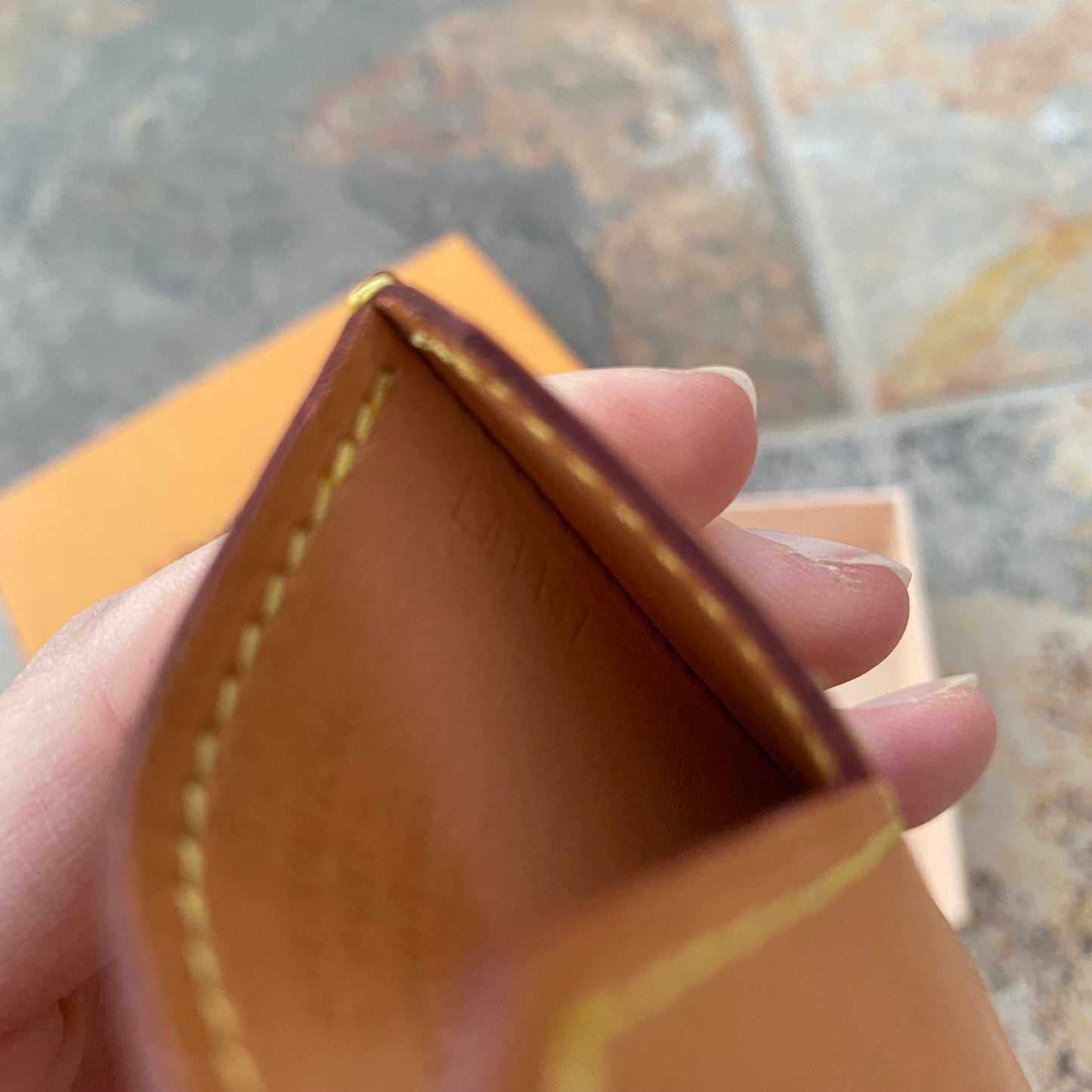 Louis Vuitton Vachetta 24 Eiffel Tower Card Holder