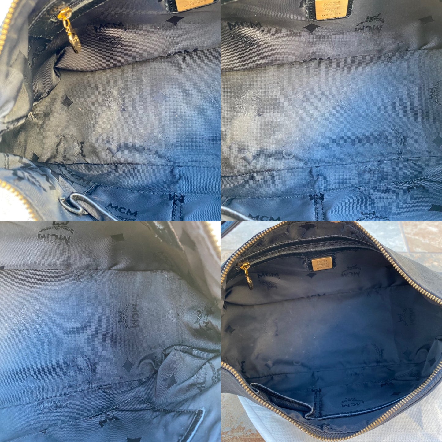 MCM Vintage Visetos Shoulder Bag