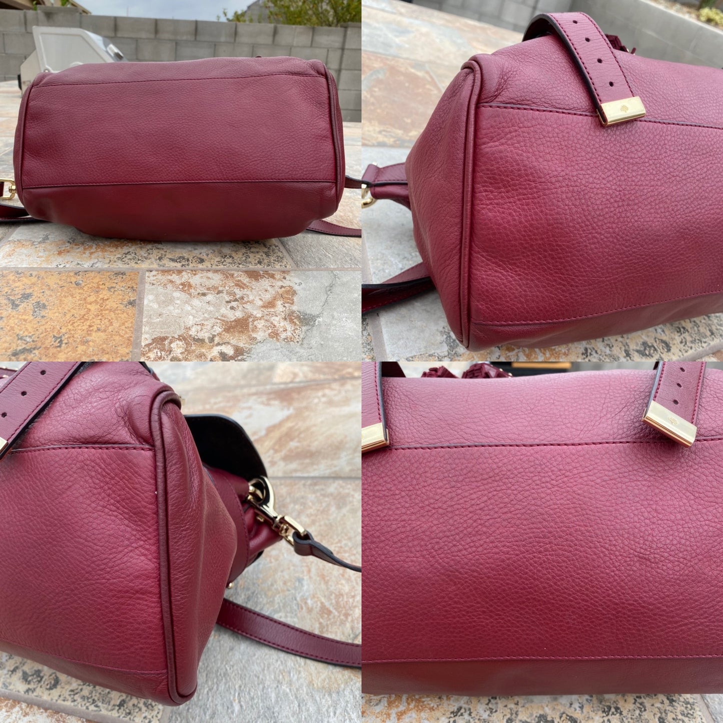 Mulberry Alexa Studded Leather Hobo Bag