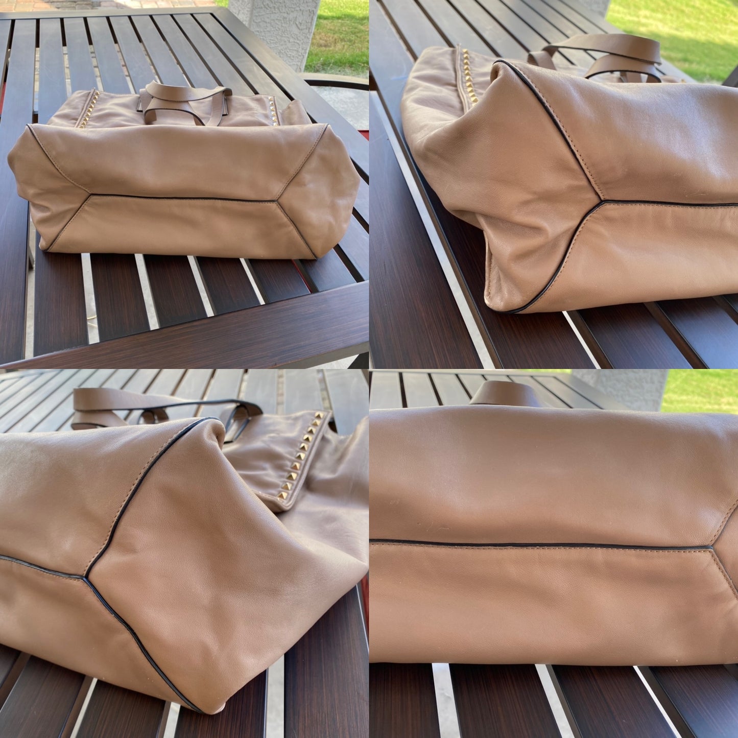 Valentino Garavani Rockstud Studded Leather Shopper Tote