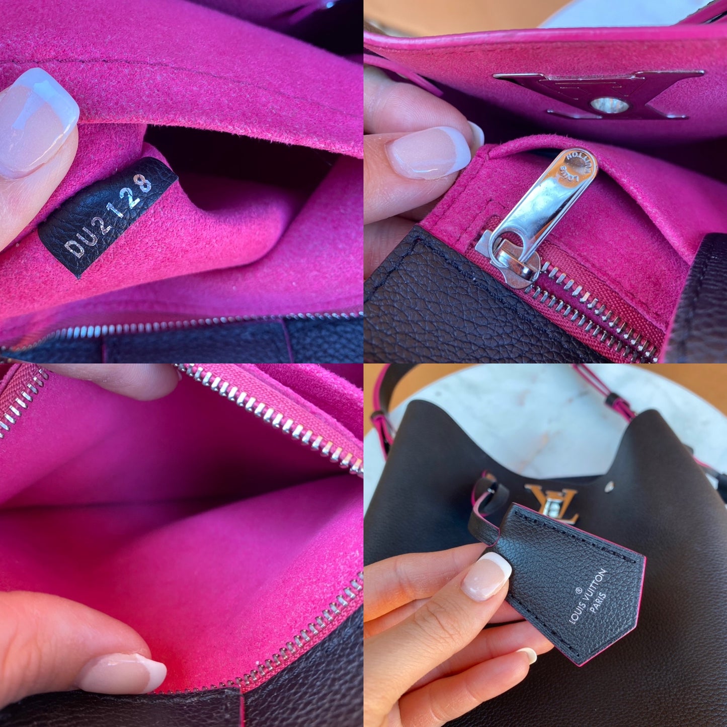 Louis Vuitton Lockme Calfskin Bucket Bag