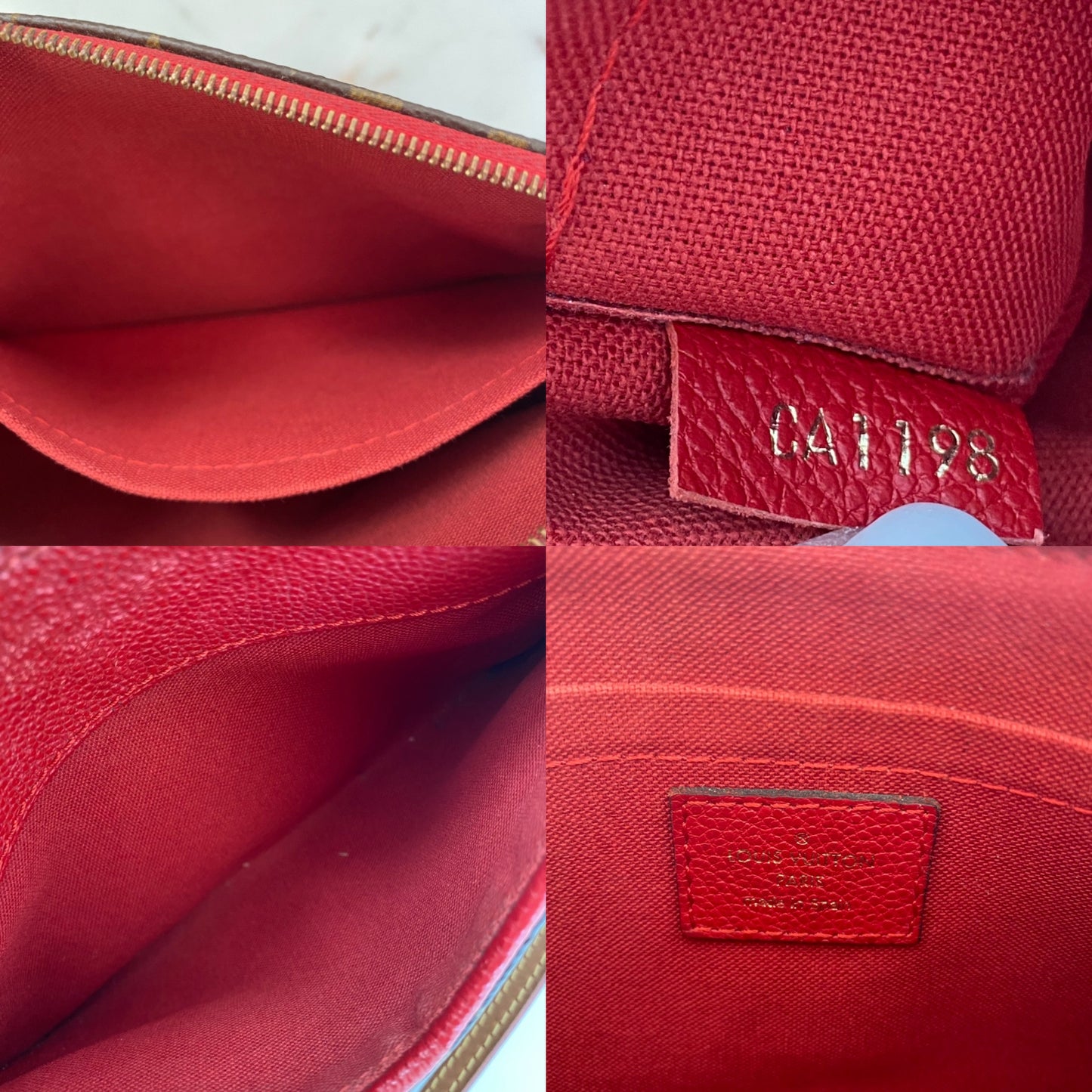 Louis Vuitton Monogram Pallas Clutch Crossbody