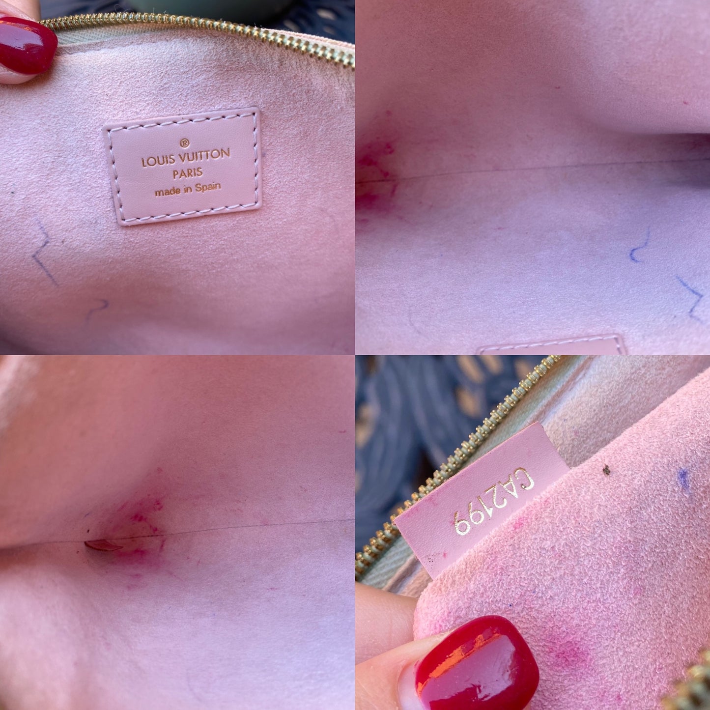 Louis Vuitton Damier Azur City Pouch