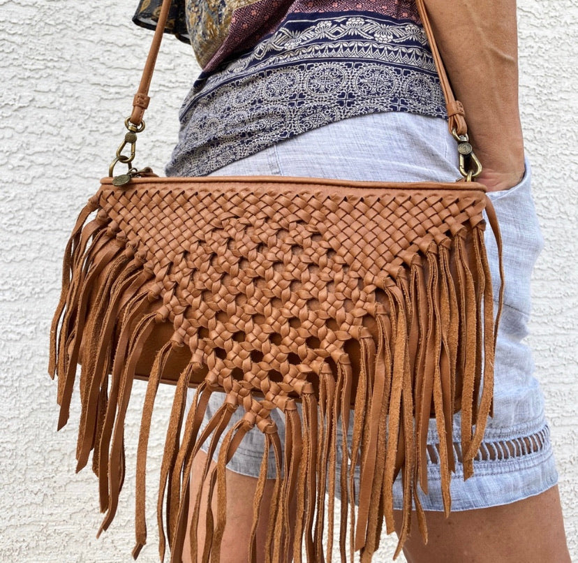 The Sak Filmore 3 in 1 Macrame Hobo Handbag