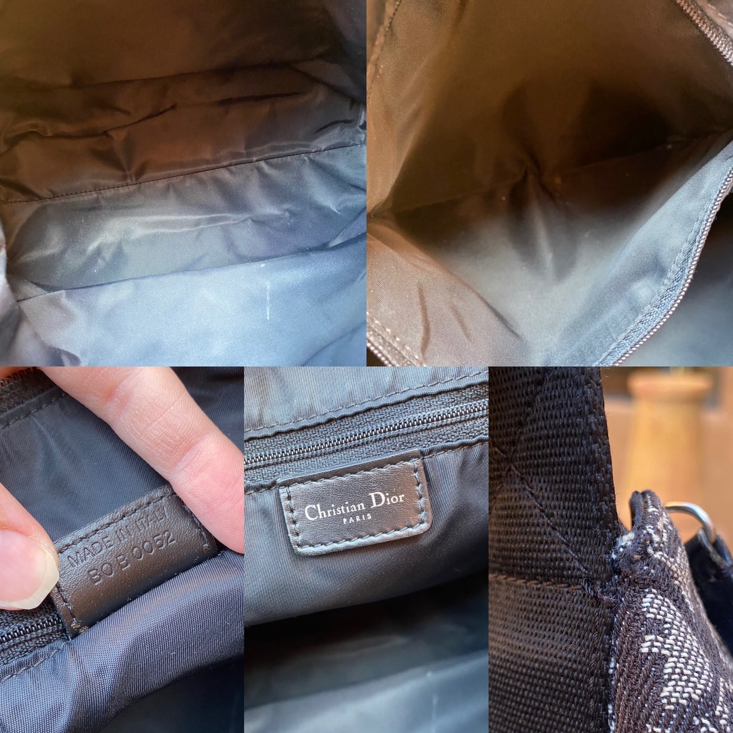 Christian Dior Monogram Canvas Trotter