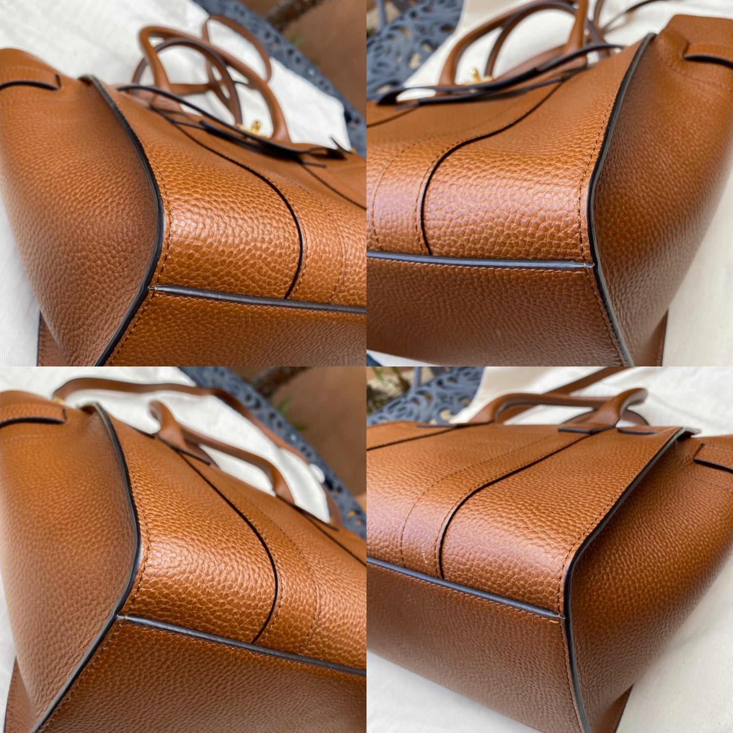 Mulberry Small Zipped Bayswater Grained Leather Tote