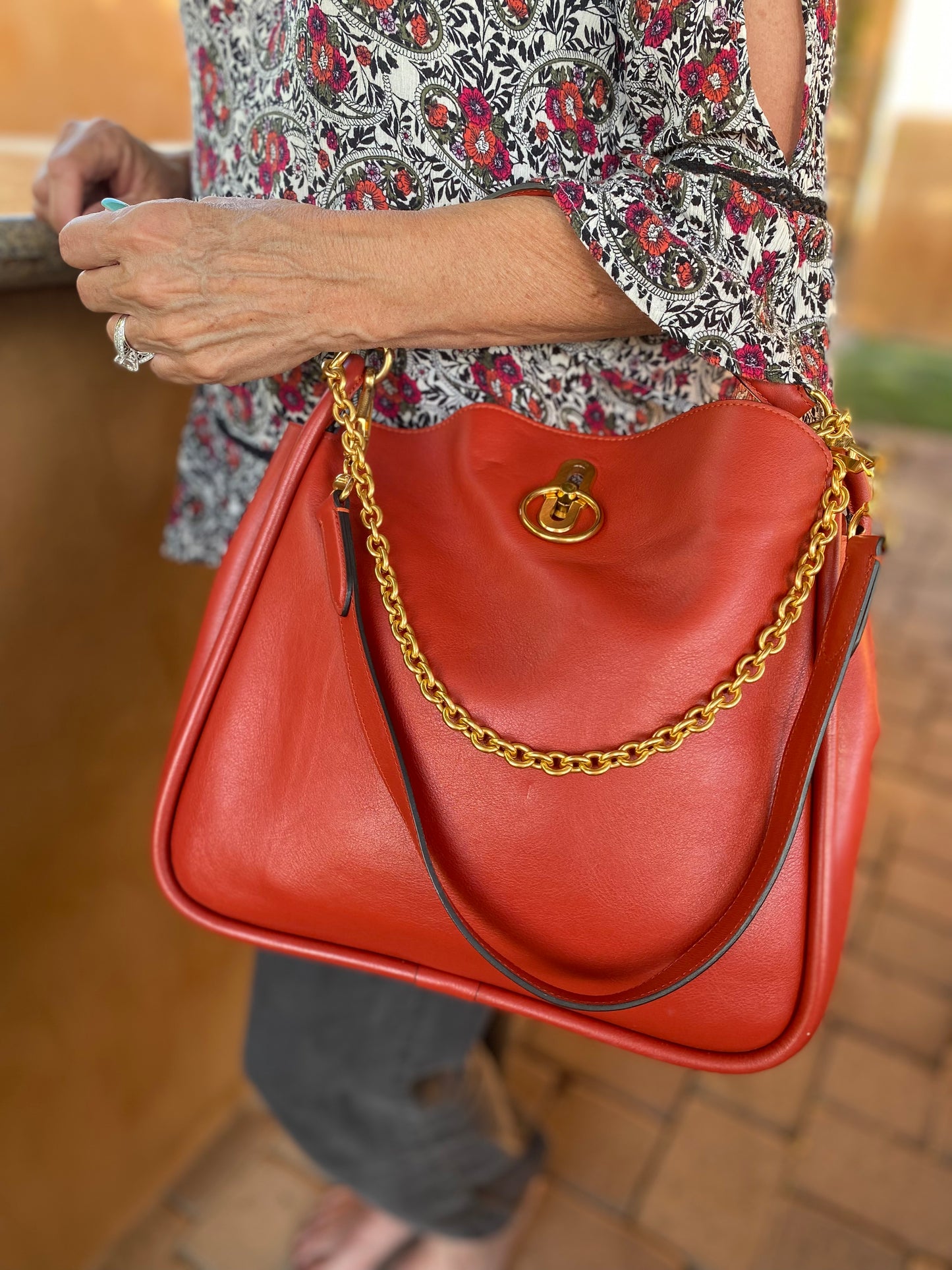 Mulberry Leighton Leather Hobo Shoulder Bag