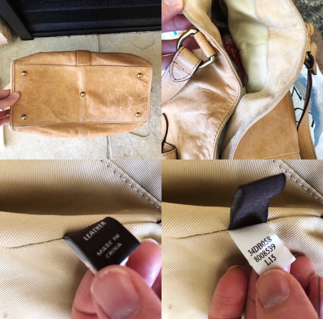 Frye Belle Bohemian Large Leather Satchel