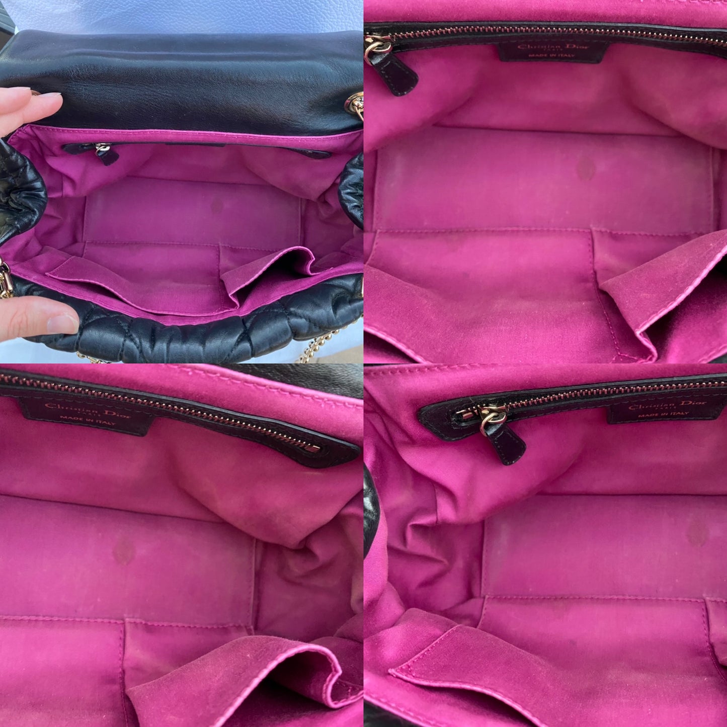 Dior Milly La Foret Quilted Leather Shoulder Bag