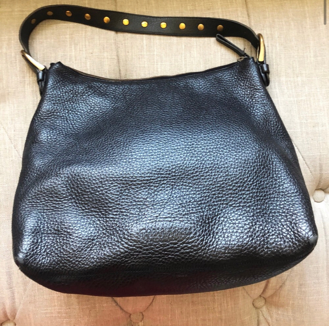 Miu Miu by Prada Pebbled Leather Hobo