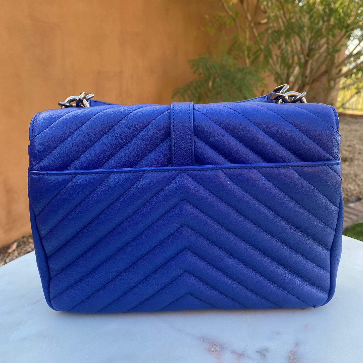 Saint Laurent YSL Medium Matelasse College Bag
