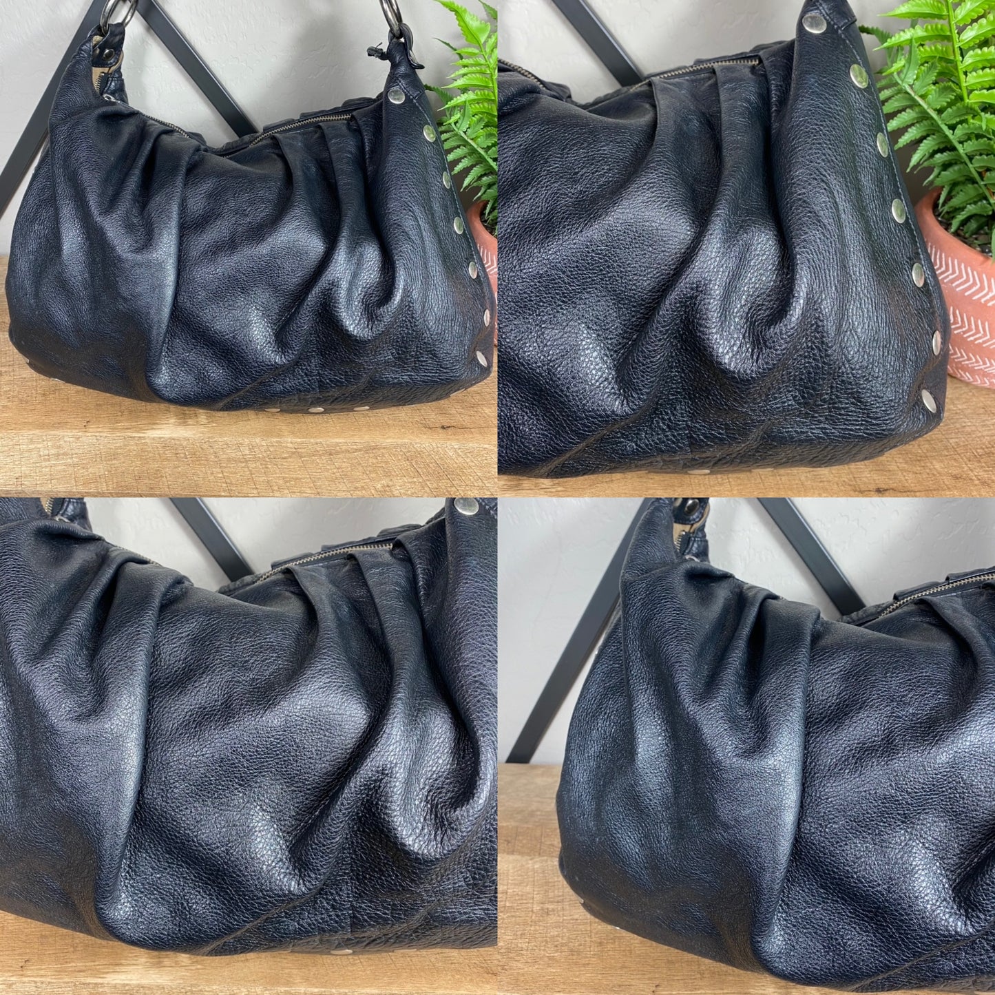 Hammitt Studded Leather Shoulder Bag