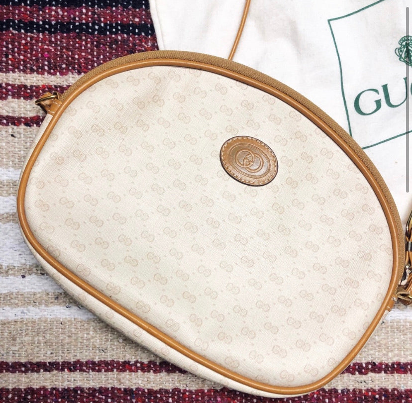 Gucci Vintage Monogram Crossbody Bag