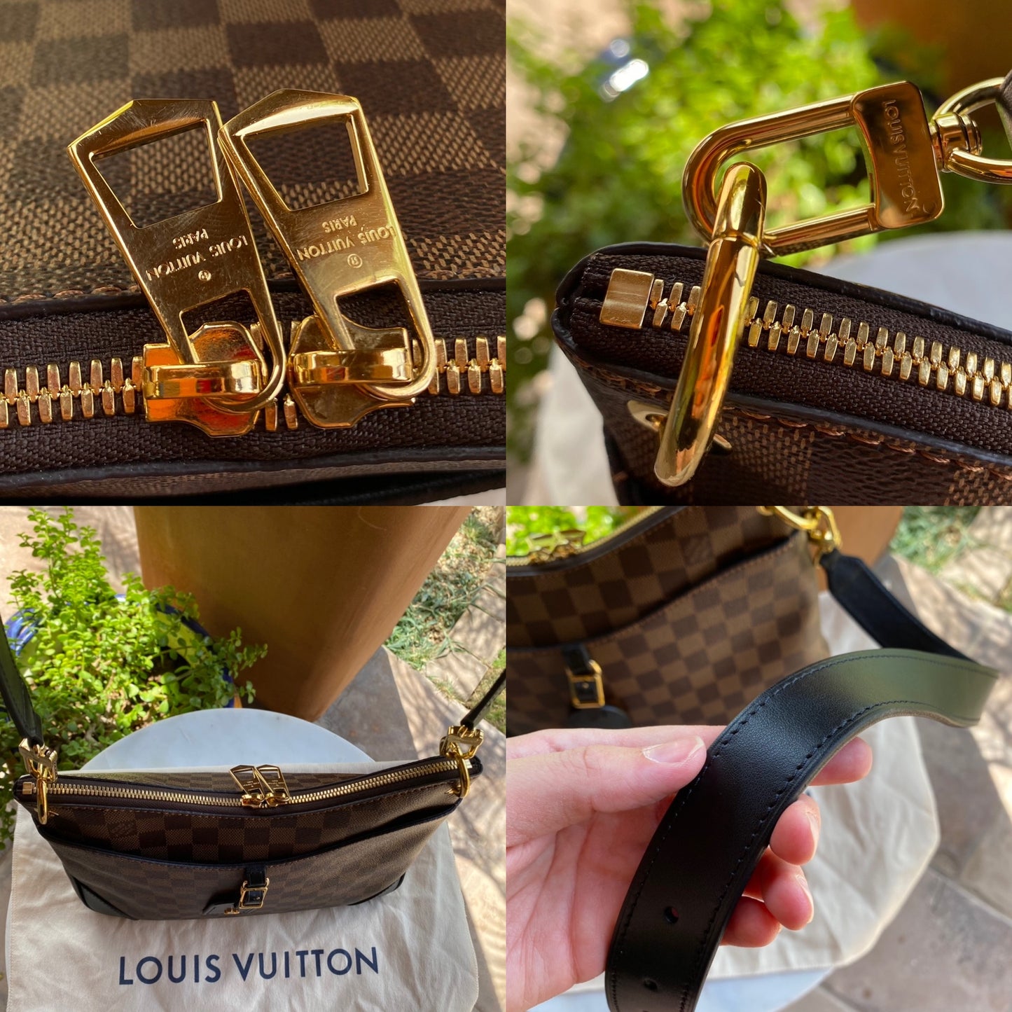 Louis Vuitton Odeon NM MM Damier Ebene Crossbody