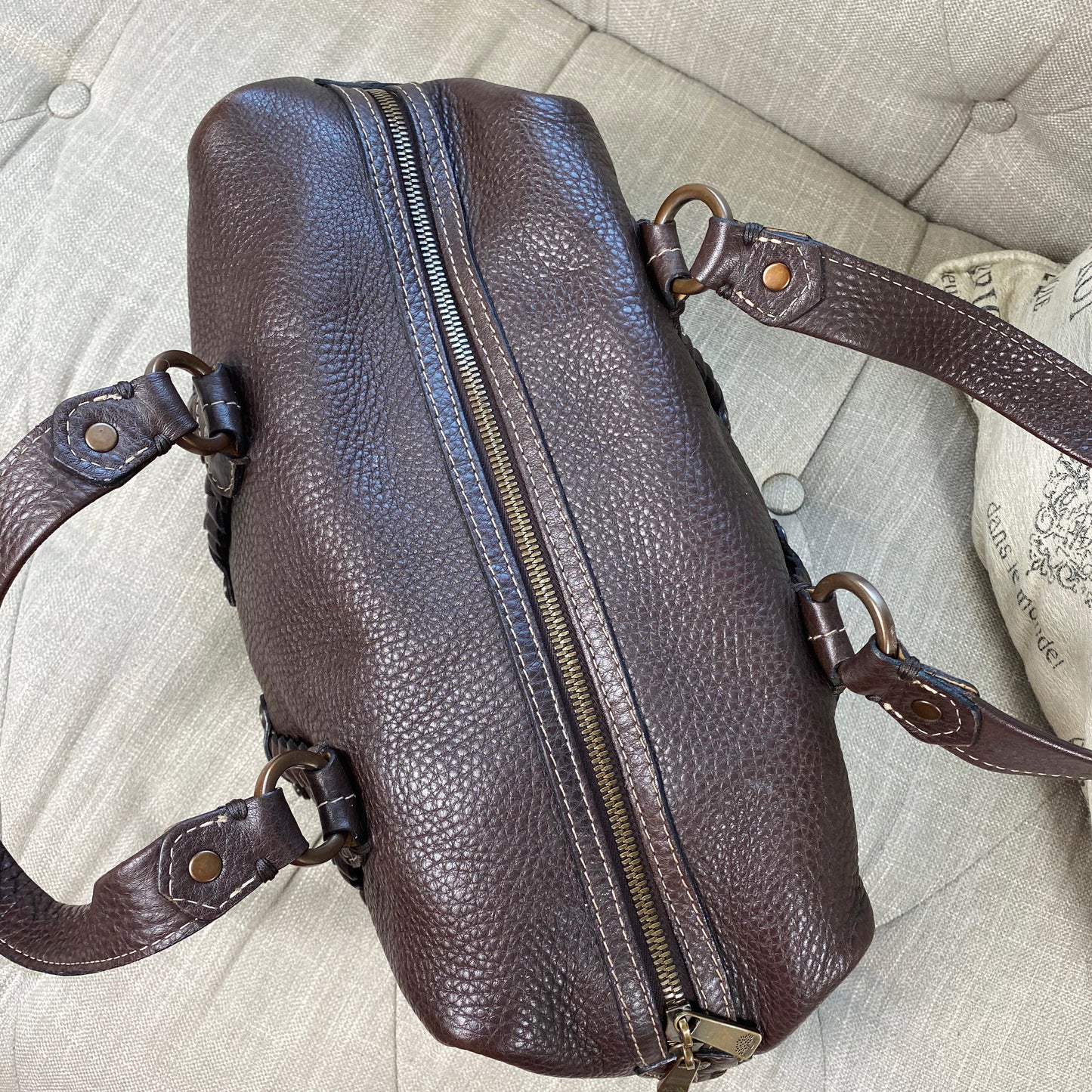 Mulberry Small Braided Leather Satchel