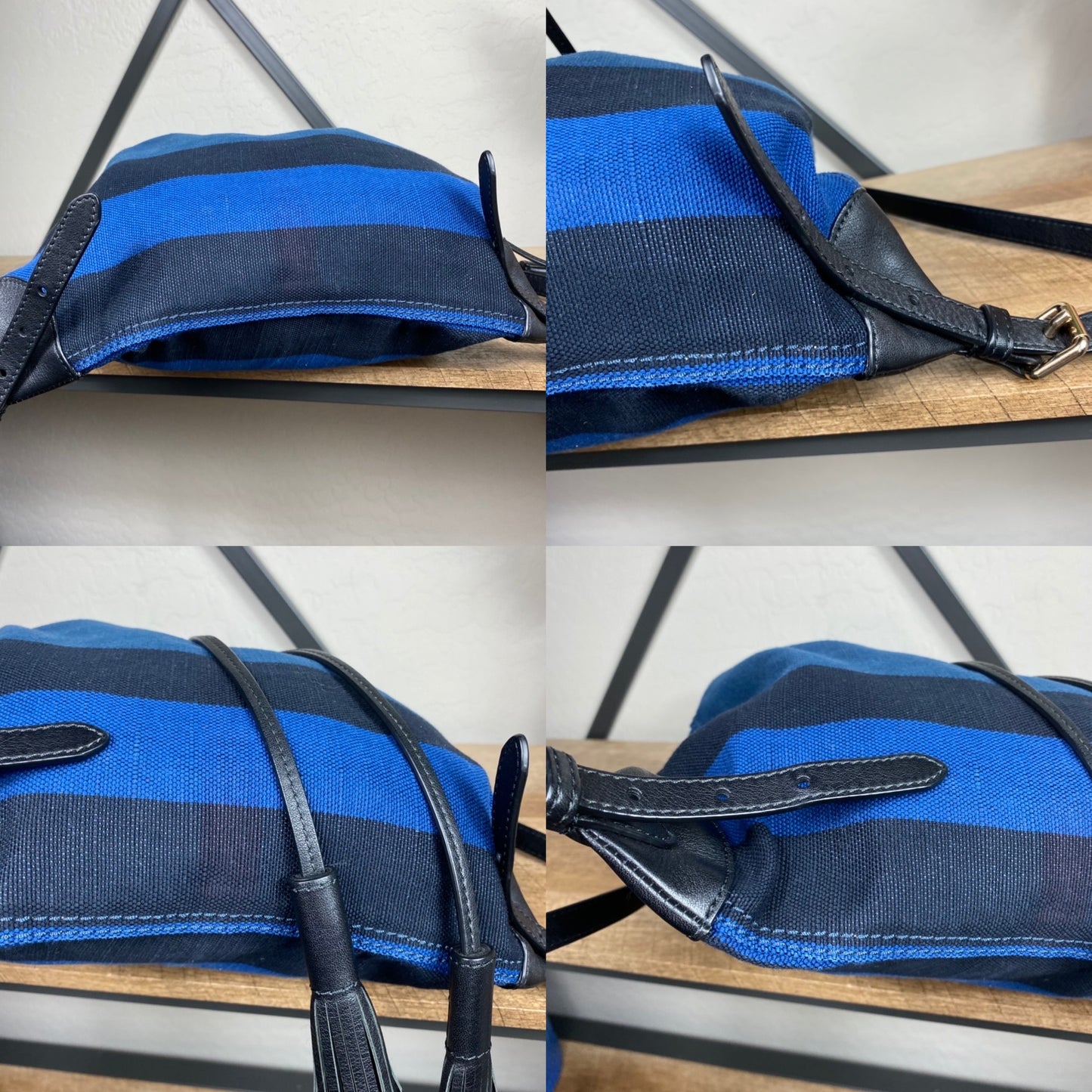 Burberry Medium Chiltern Canvas Check Backpack