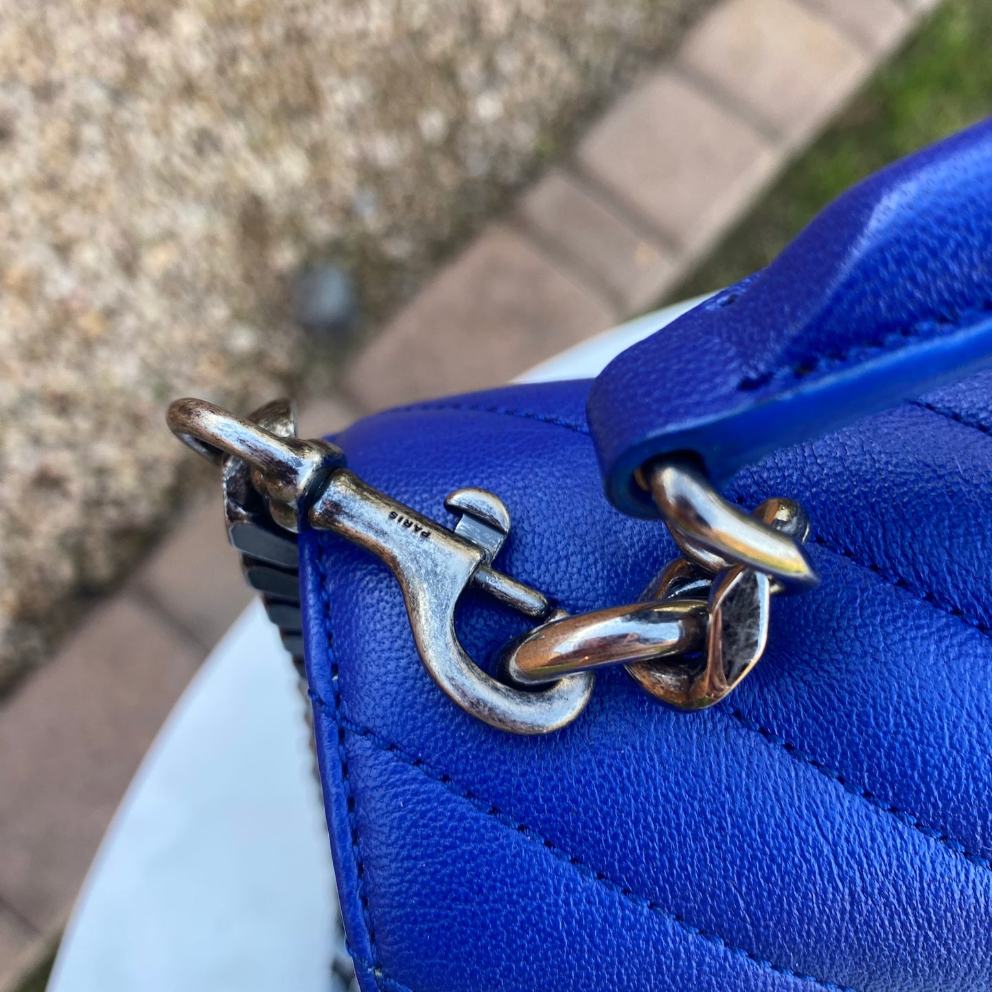 Saint Laurent YSL Medium Matelasse College Bag